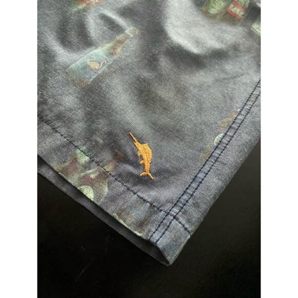 TOMMY BAHAMA Relax Blue w/Beer Pattern Swim Trunks sz L - Picture 7 of 14